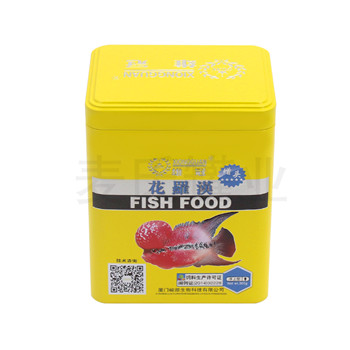 魚(yú)飼料鐵盒,寵物食品鐵盒包裝