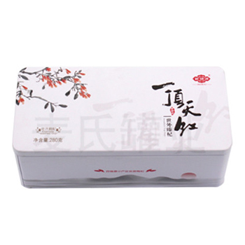 精品黑枸杞包裝盒,寧夏枸杞鐵盒包裝