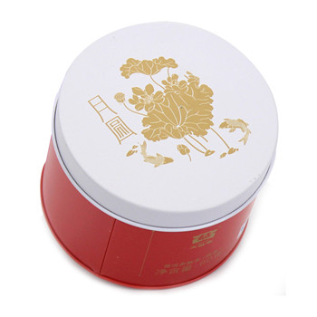 圓形月餅鐵罐單個裝_通用月餅鐵罐包裝