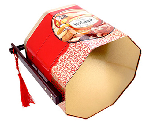 手提月餅大鐵盒包裝定制工廠 手提月餅大鐵盒包裝定制工廠